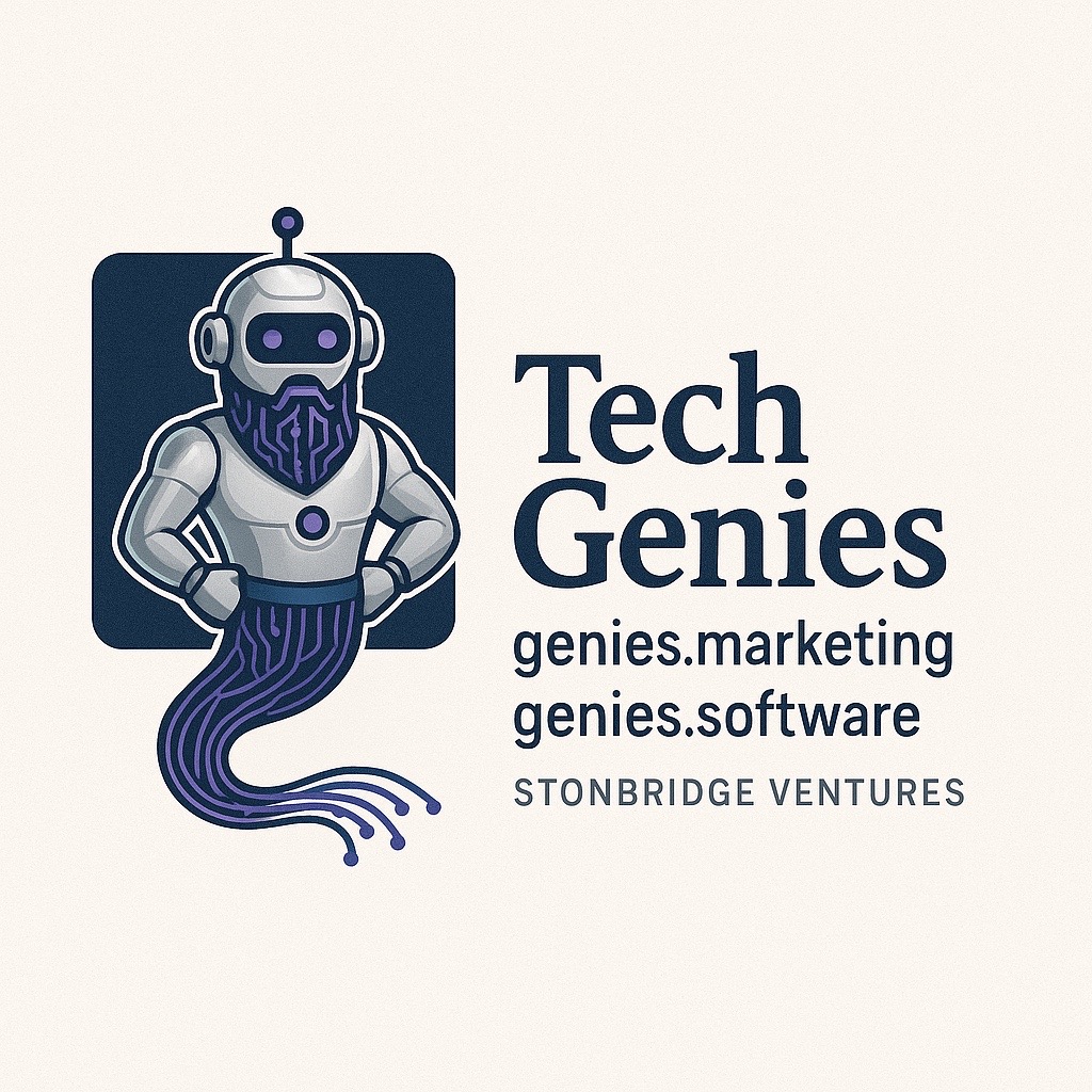 TechGenies robot logo